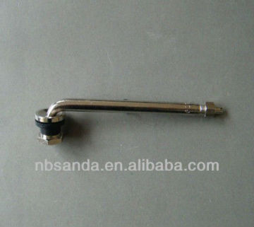 TR509 nickel plated O-Ring screw-on tire valve