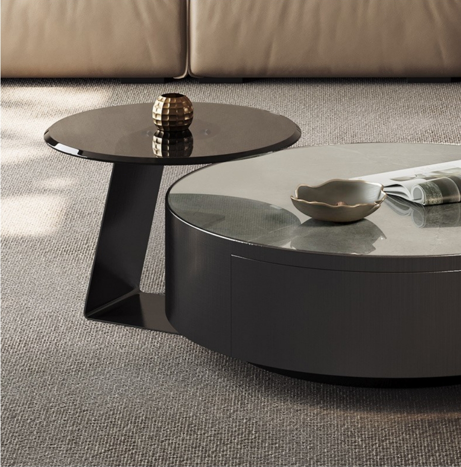 Round Wooden Coffee Table