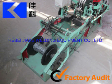 automatic straight and reverse twisted Barbed wire making machine JIAKE FACTORY