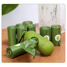 Dog poop bags with dispenser