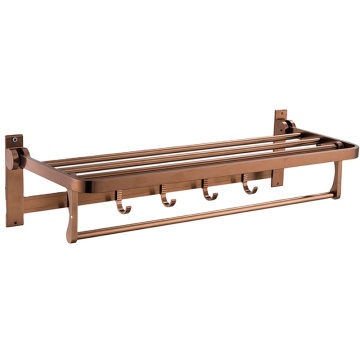 Top Quality Aluminum Chrome Finishing Bronze Wall Towel Rack