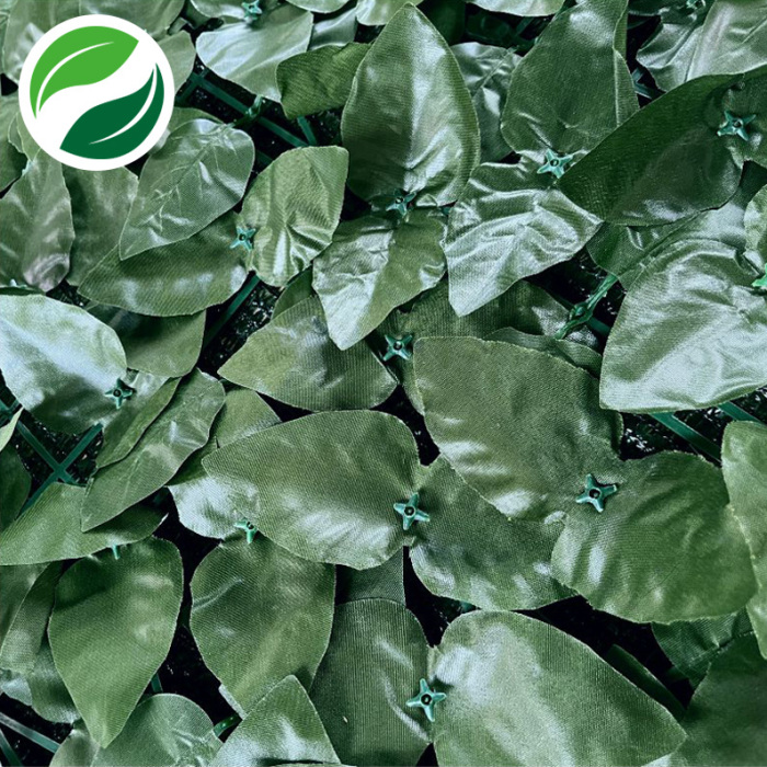 Netting peach-leaf artificial green plants