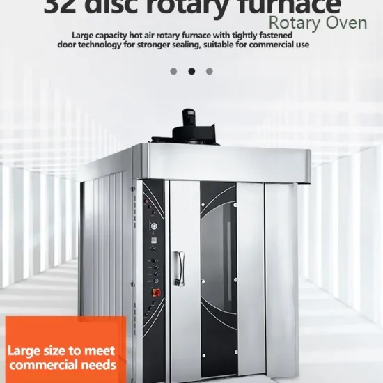 Industrial Stainless Steel Bread Baking Oven High Volume Baking Multifunction Bakery 16 Trays Diesel Rotary Oven for Bread