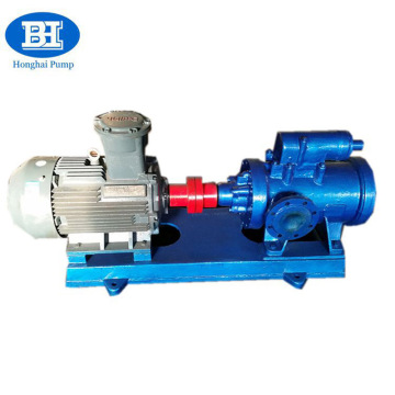 Hydraulic flow heavy oil transfer three screw pump