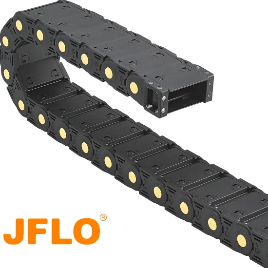 JFLO Factory CNC Electric Cable Plastic Energy Chain JEZ25F.2 Closed Type 25mm