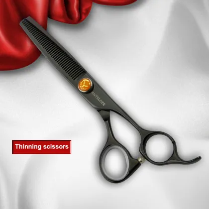 6.0 Inch 440C Hair Scissors Salon Thinning Hairdressing Scissors