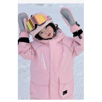 Children's ski clothing thickened warm
