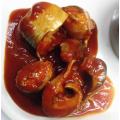 Caballa enlatada en salsa de tomate con chile picante