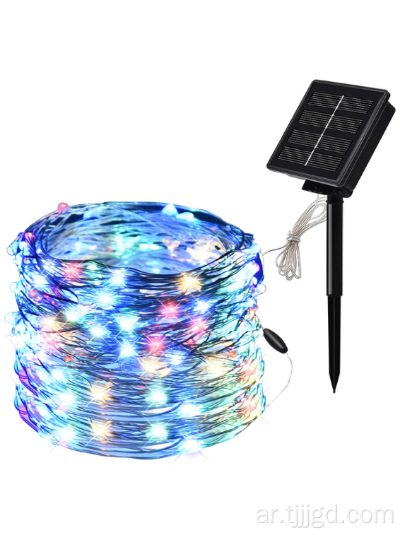 أضواء سلسلة LED الشمسية