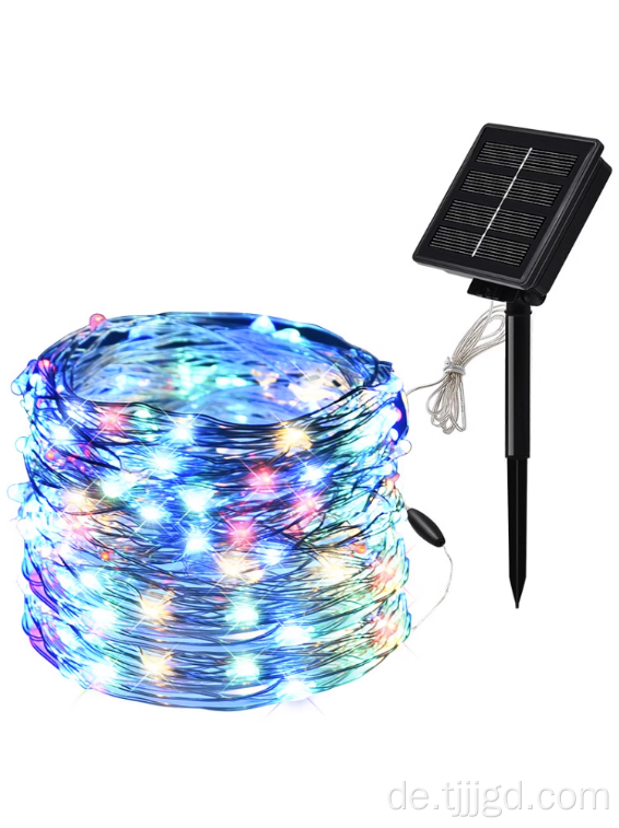 Solar -LED -Saitenleuchten