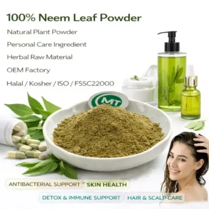 Organic Neem leaf powder Neem leaf extract Azadirachtin