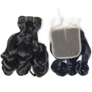 100% unprocessed virgin brazilian hair,  can be bleached brazilian human hair bouncy bundles,funmi human hair bundles