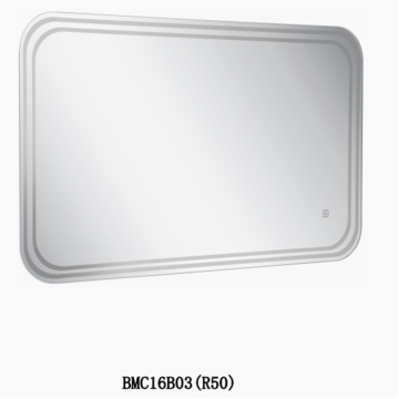 Rechteckiger LED-Badezimmerspiegel MC16 (R50)