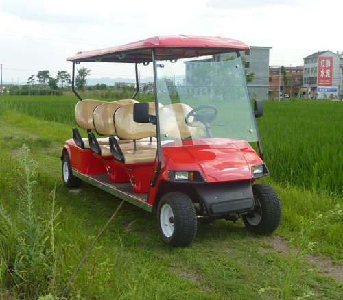 Carros de golf eléctricos con pilas para 6 pasajeros