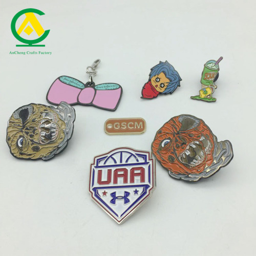 2018 Promotional cheap custom metal badge pin