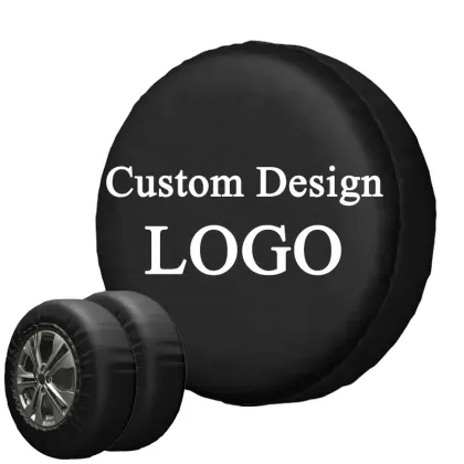 Customized Tire Covers with Logo - Durable 14-17 Inch Spare Wheel Tyre Covers
