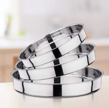 Stainless Steel Disposable Serving Tray for Modern Food Plates
