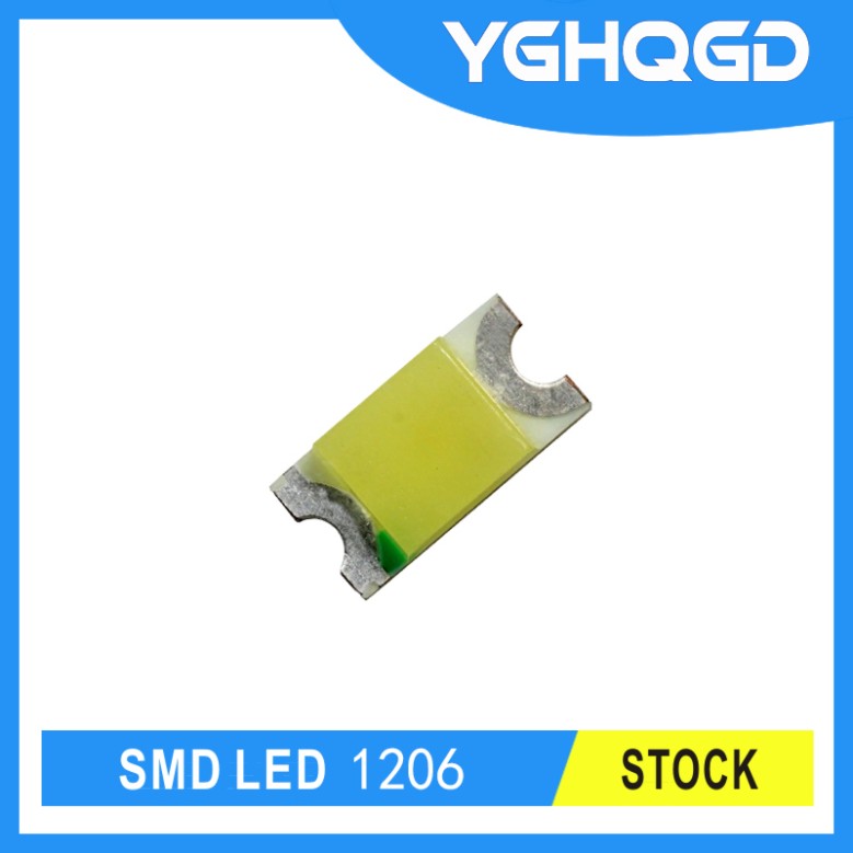 SMD LED μεγέθη 1206 κόκκινο