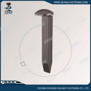 1/2 "X4" Dog spike untuk pengikatan rel
