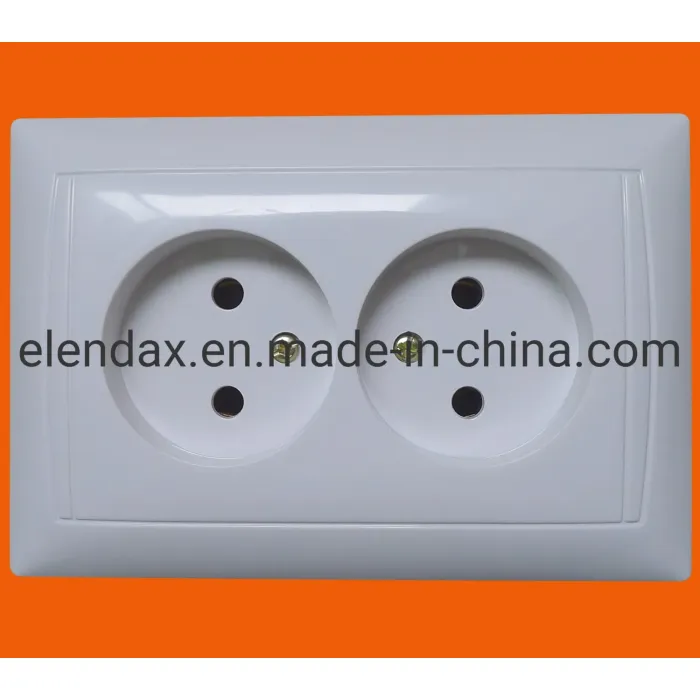 Soket Dinding Pemasangan Permukaan Baru Standar Perancis F6610