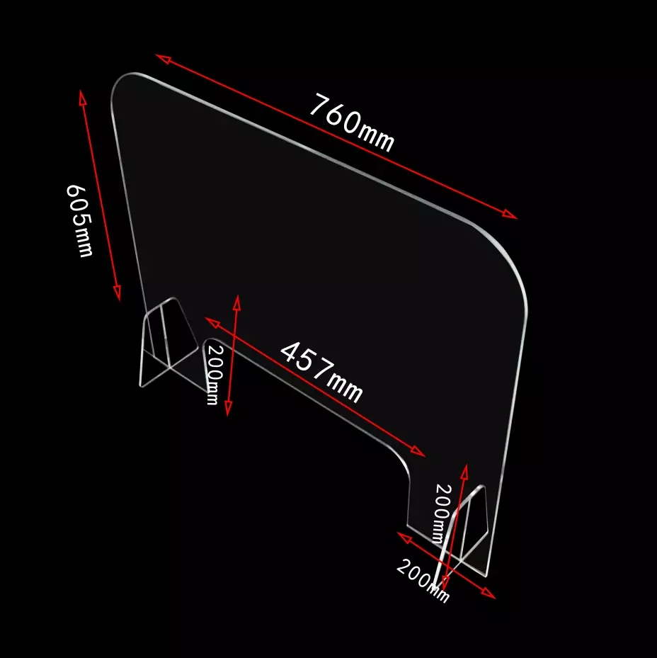 transparent protetion board for counter