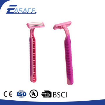 2014 High Standard Safety Pink Disposable Triple Blade Shaving Razor