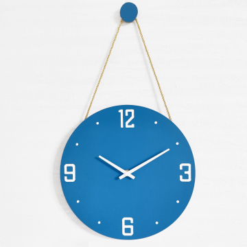 Hanging Rope High Quality Wooden Wall Clock