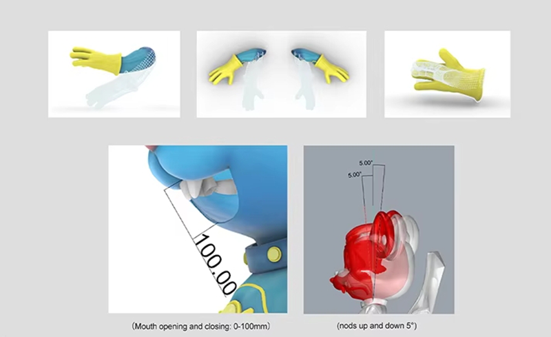 Blue Wave Mouse Detail Parameters
