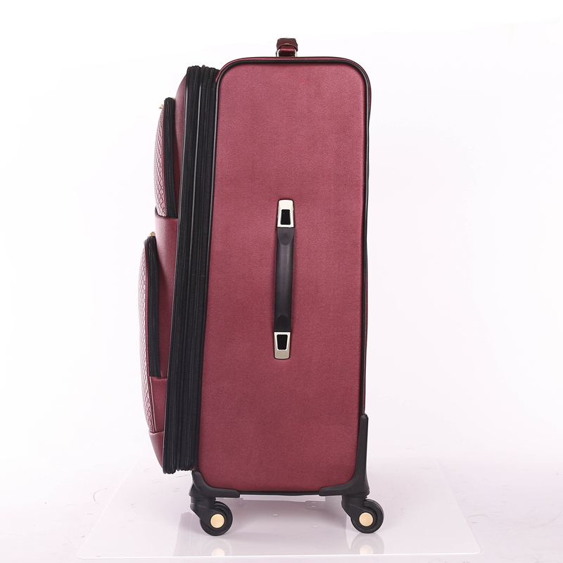 Great print PU travel luggage 