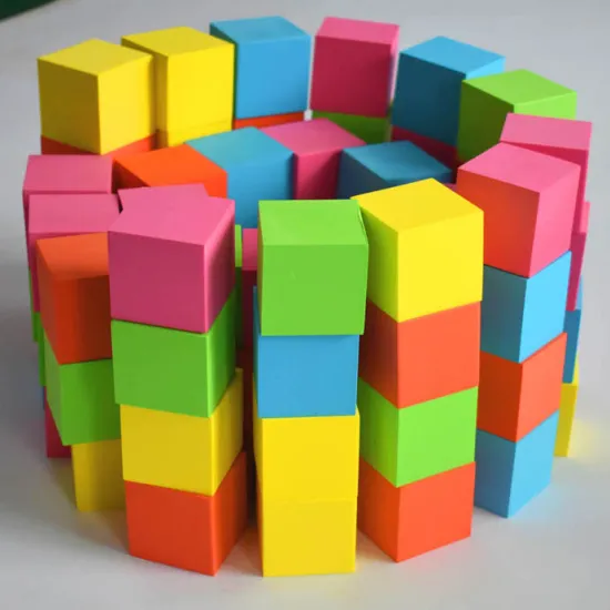 EVA foam rubber children toys building blocks