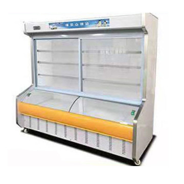 Customizable Air Curtain Cabinet for Commercial Supermarkets: Cold Beverage Refrigerator & Open Cooler