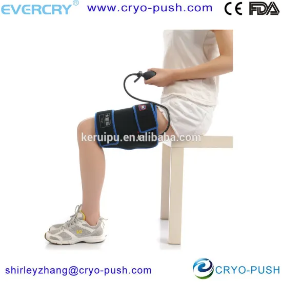 Adjustable thigh wrap hot and cold therapy