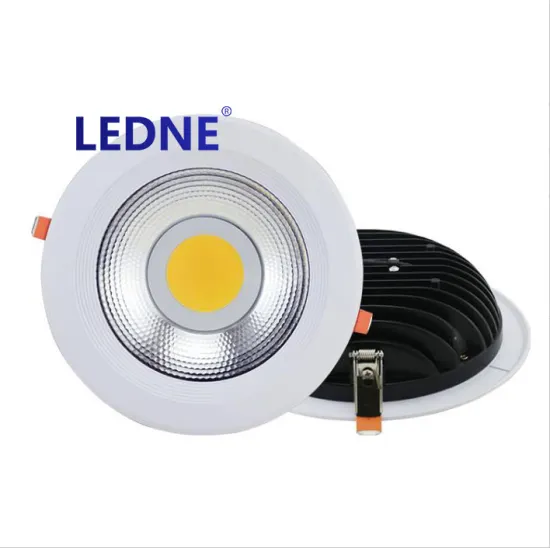 10W, 15W, and 30W LED Down Lights: Round COB Recessed Ceiling Lighting for Living Rooms and Hotels