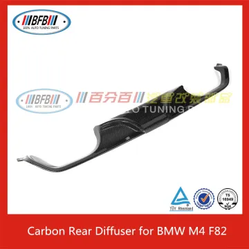 V Style 3 Series F82 M4 Carbon Rear Diffuser For BMW F80 F82 14-15