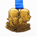 Custom design families challenge medal