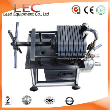 Multi-Layer Light Stainless Steel Filter Press Manual Press Screw for Wine Made of Laboratory