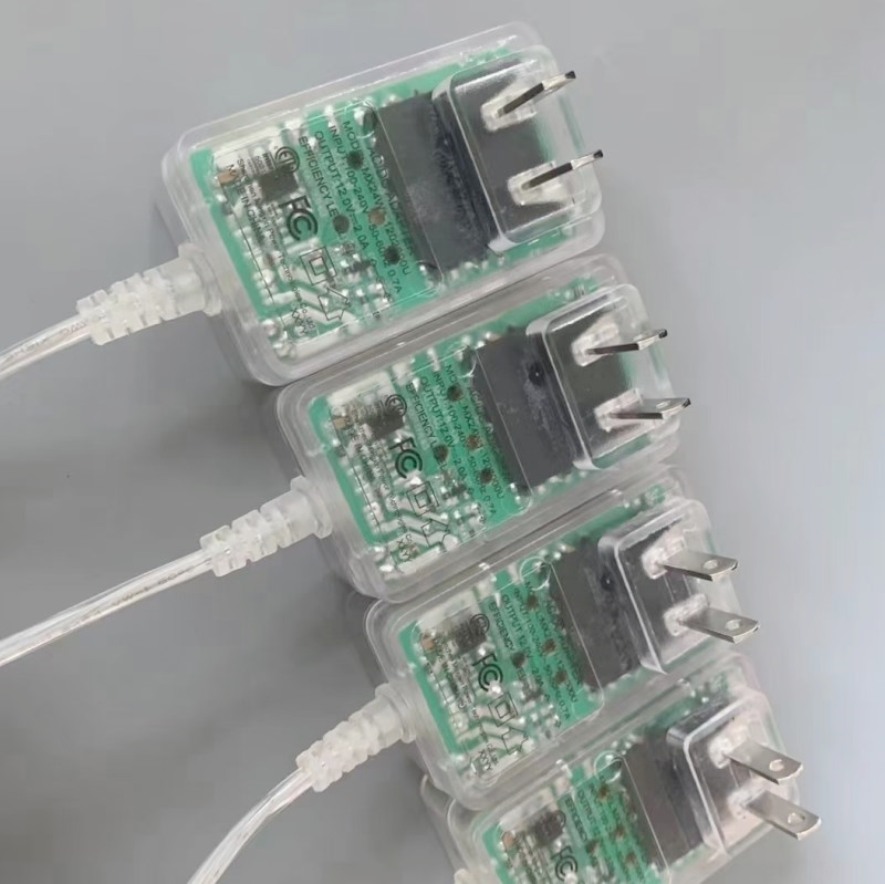 clear shell power adapter 12v 2a 24w