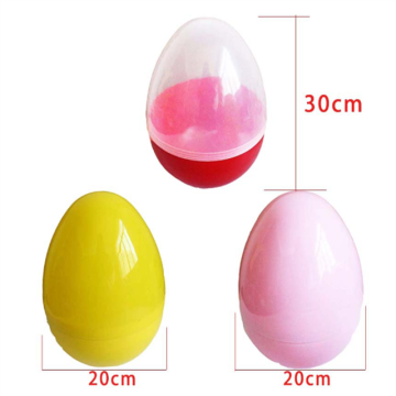 Trứng Phục sinh nhựa jumbo tùy chỉnh đầy màu sắc - Kích thước các loại và màu sắc rực rỡ