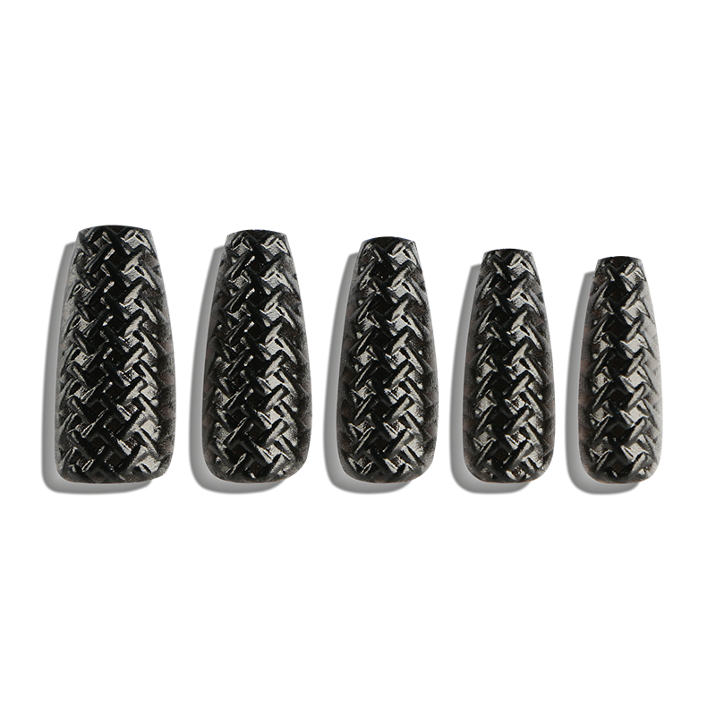 3D black nail