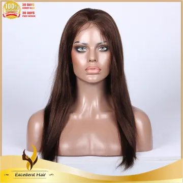 New style top for girls brazilian straight hair 2#/4#/6# mix color full lace wig