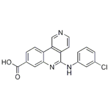 Kwas 5 - [(3-chlorofenylo) amino] -Benzo [c] -2,6-naftyrydyno-8-karboksylowy CAS 1009820-21-6