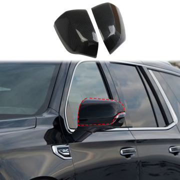 2022 Coveurs de miroir latéraux Chevrolet Silverado NEV - ABS en fibre de carbone Revue des grains