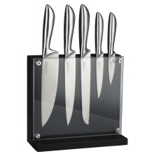 5 PCS HOLLOW HANDLE KITCHEN KNIFE SET