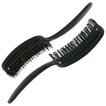 Anti-Tangle Anti-Static Hair Styling Brush for Salon Hairdressing
