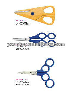 Stainless and Plastic handle Special Cute Design kids scissors
