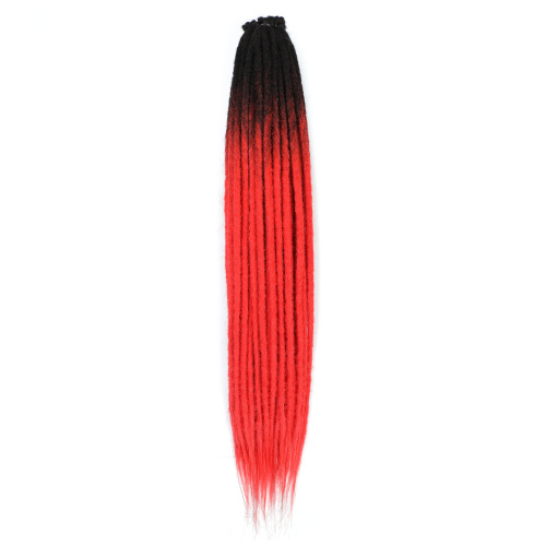 Vivid Crimson 1B RED Matte Textured Locs