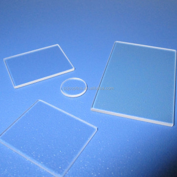 Verre de silice fusionnée Verre optique haute puissance laser Protection Lensière plate Jgs1
