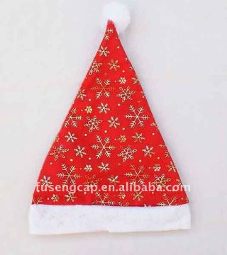 Fashion red felt christmas santa baby hat