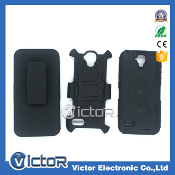 Factory price Holster casing with slide belt clip como back cover case for Huawei Y560