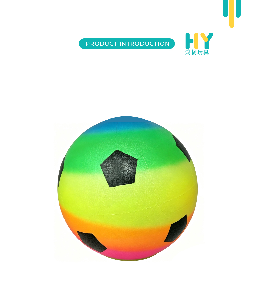 Full Rainbow Gradient Soccer Play Sphere X